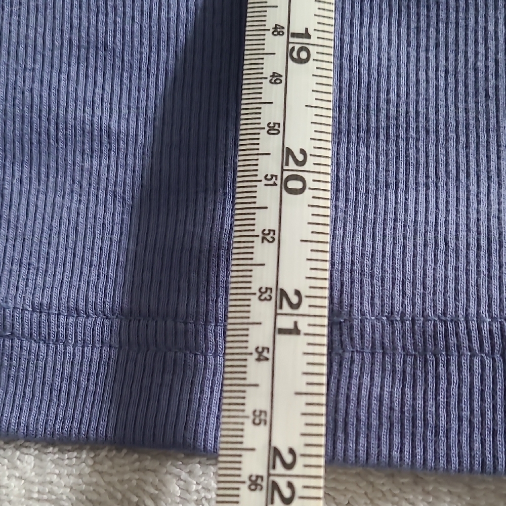 Calvin Klein Light Blue Ribbed Tank Top - Picture 8 of 8